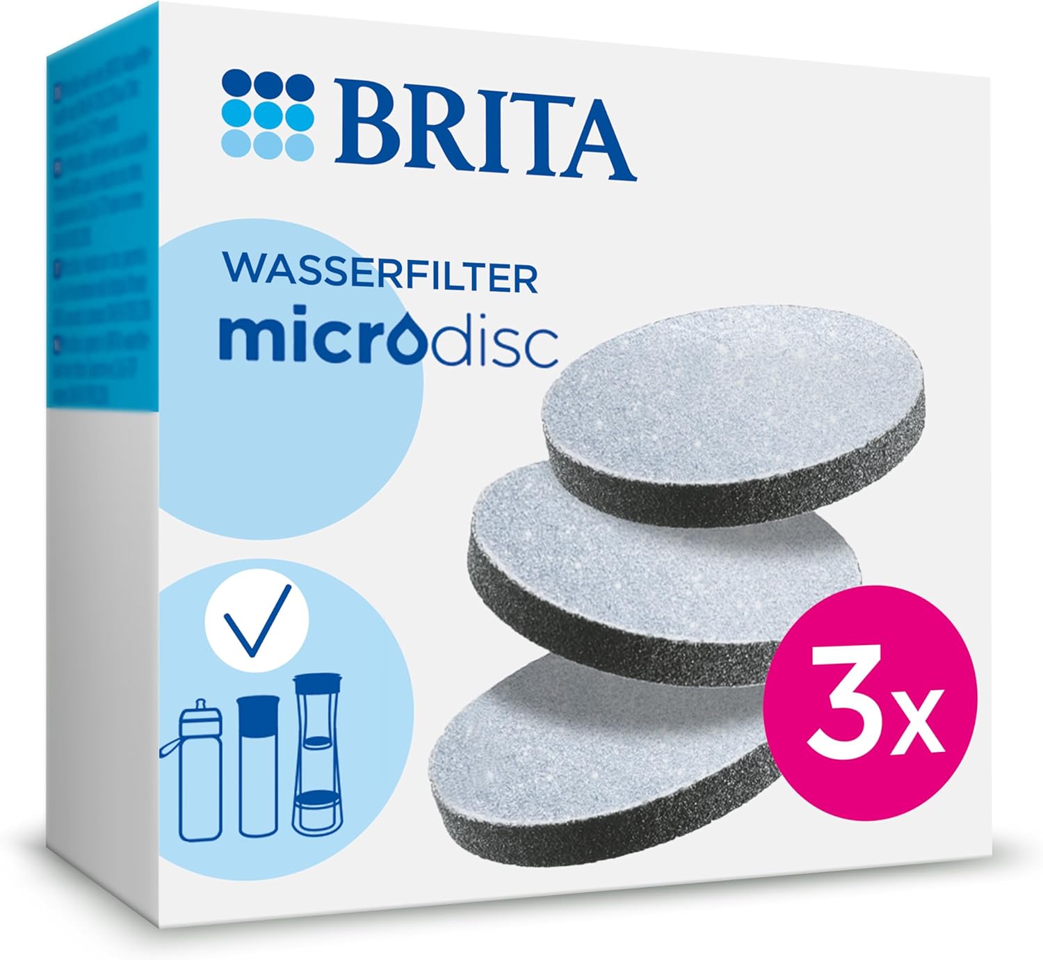 BRITA Fill&Serve Ersatz-Wasserfilterscheiben – 3er-Pack