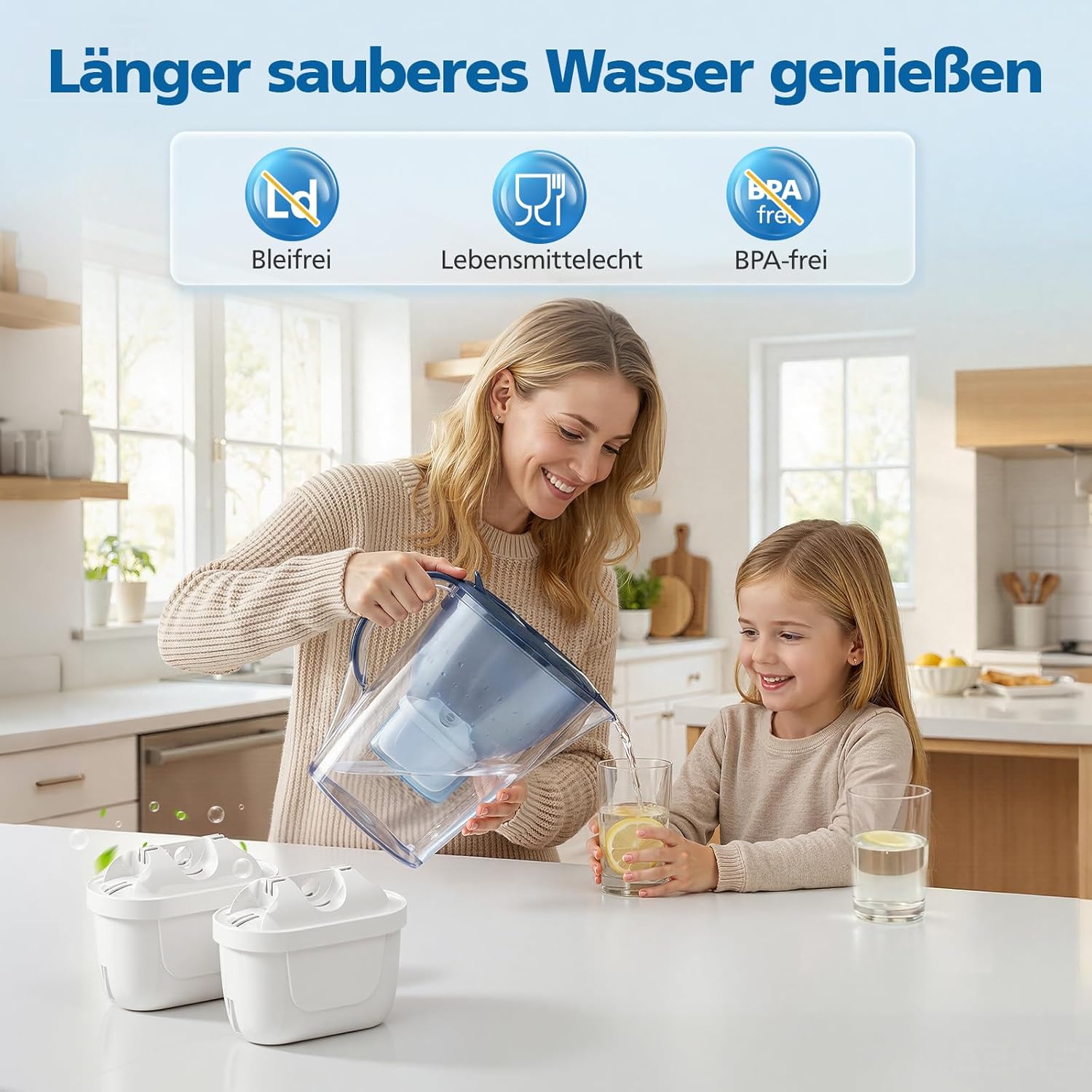 12 Stück Wasserfilterkartuschen kompatibel mit Brita Maxtra+, Filterkartuschen Ersatz für Brita Maxtra Plus, Style, Marella, Elemaris XL, Aluna Wassertank – Bild 5