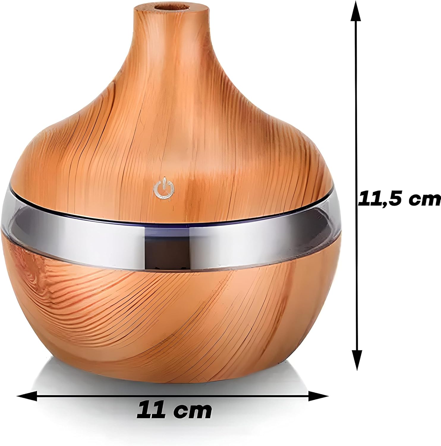 Retoo Aromadiffusor für Duftöle, Ultraschall-Luftbefeuchter, Öllampe, Aromatherapie-Öldiffusor mit LED-Beleuchtung, Diffusor für ätherische Öle, Raumbefeuchter für Schlafzimmer, Büro, Yoga, Spa – Bild 9