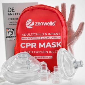 CPR-Atemmasken-Erste-Hilfe-Set für...