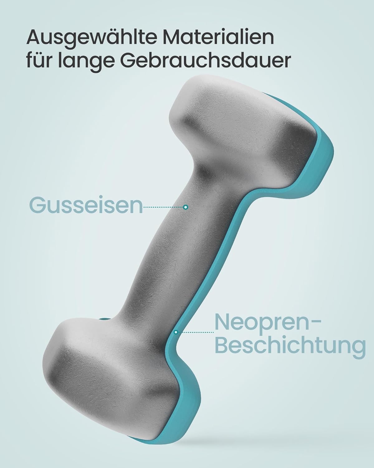 SONGMICS Hantel-Set, 3 Paar, 1kg-3kg, 9kg oder 12kg, Aufbewahrung, Fitnessstudio, Krafttraining, rutschfeste Neopren-Beschichtung – Bild 5