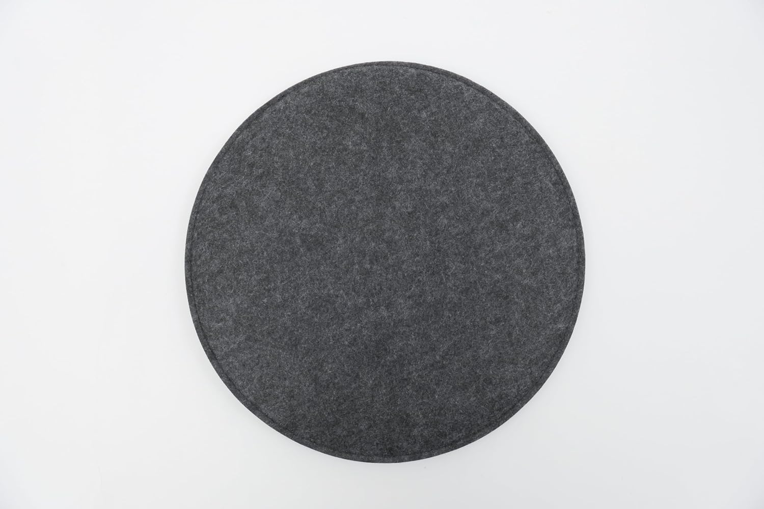 CB Home & Style Filz-Sitzkissen, Stuhlkissen, Kissen, 4 Stück, rund oder quadratisch (dunkelgrau, rund, Durchmesser 35 cm) – Bild 3