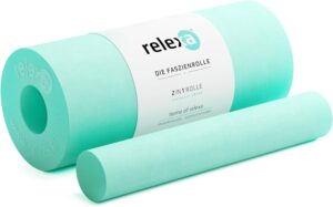 Relexa® 2-in-1 Faszienrolle für F...