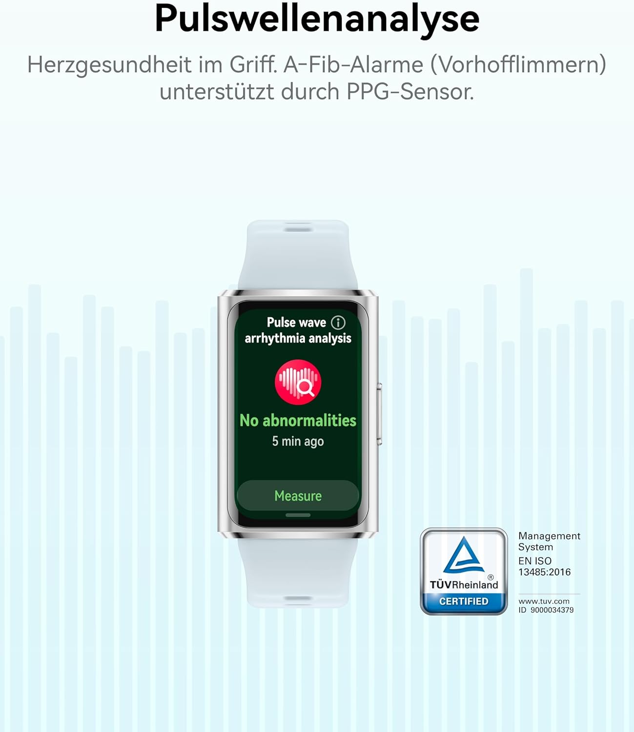 HUAWEI Band 11 Pro Smartwatch, autonomer GPS-Fitness-Tracker, 1,62 Zoll AMOLED 2000 Nits, Herzfrequenz- und Schlaf-Tracking, SpO2, Wohlbefinden, Bluetooth, 5 ATM, Android und iOS, Legierungsgehäuse, Schwarz – Bild 7