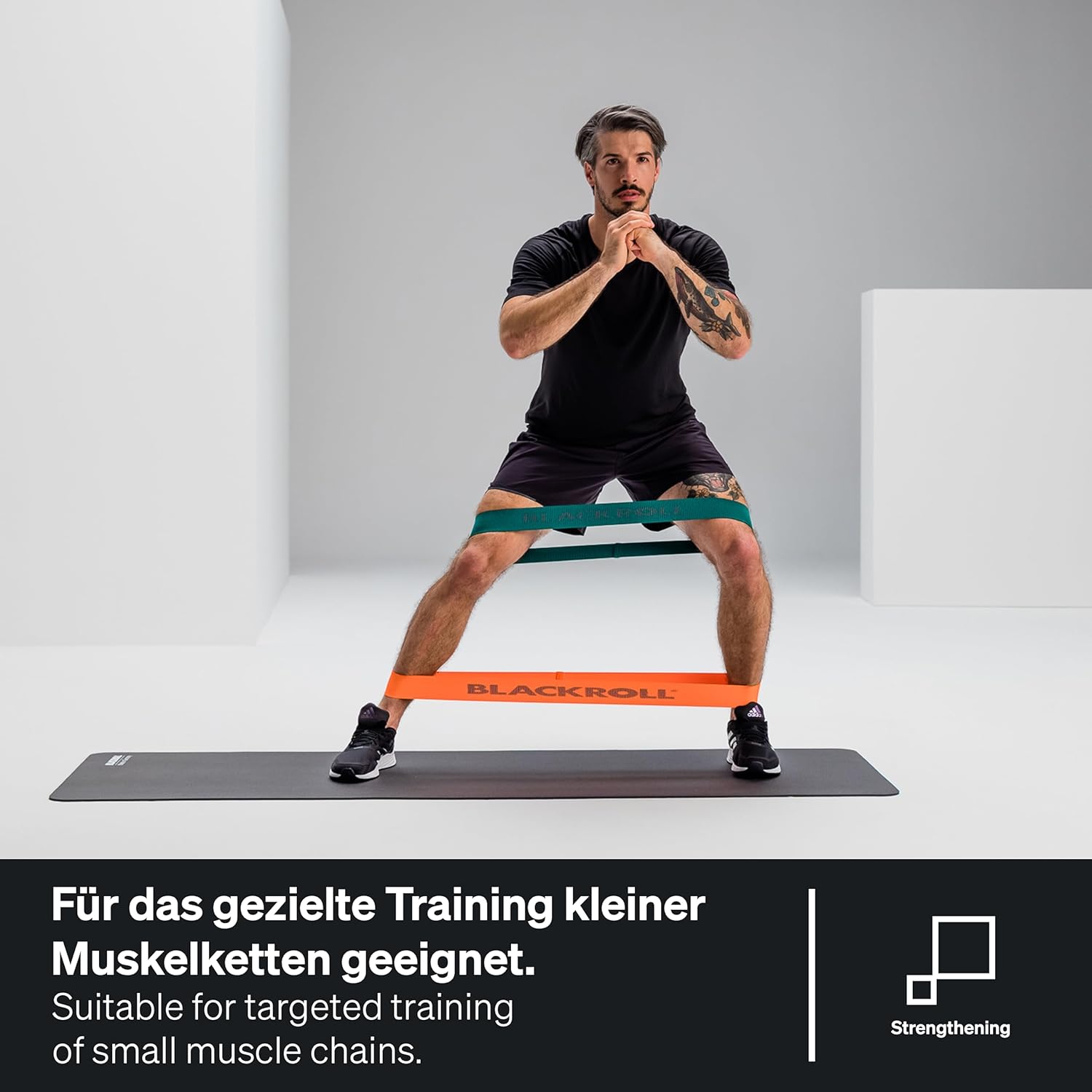 BLACKROLL Amlbbe Fitnessband, Loopband, Übungsband, Gymnastikband, Sportband mit starker Dehnung, Einheitsgröße – Bild 4