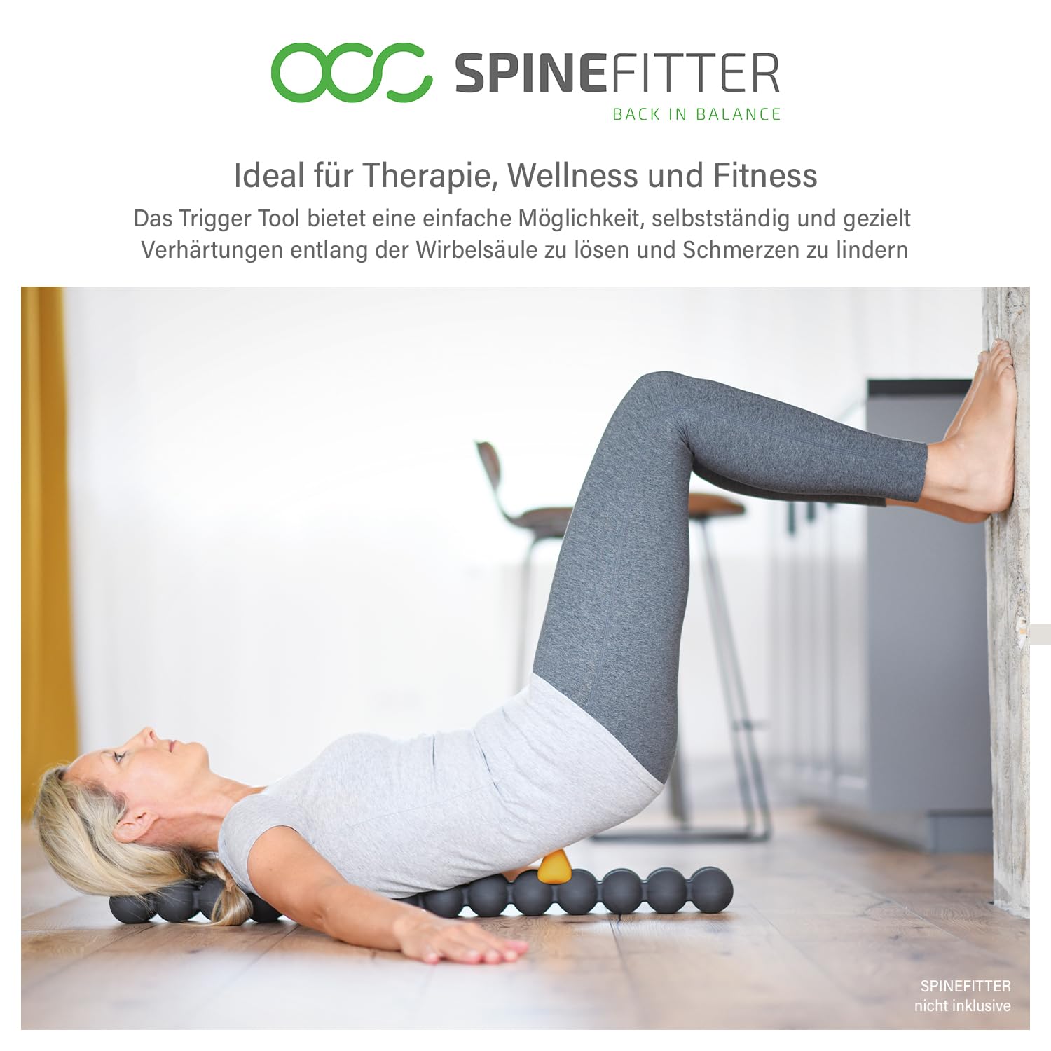 Spinefitter by Sissel Trigger-Tool, punktueller Druckaufbau, effektive Schmerzlinderung & Lösung von Verspannungen, robustes Material, ideal für Rückengesundheit & Fitness, leicht und mobil – Bild 5