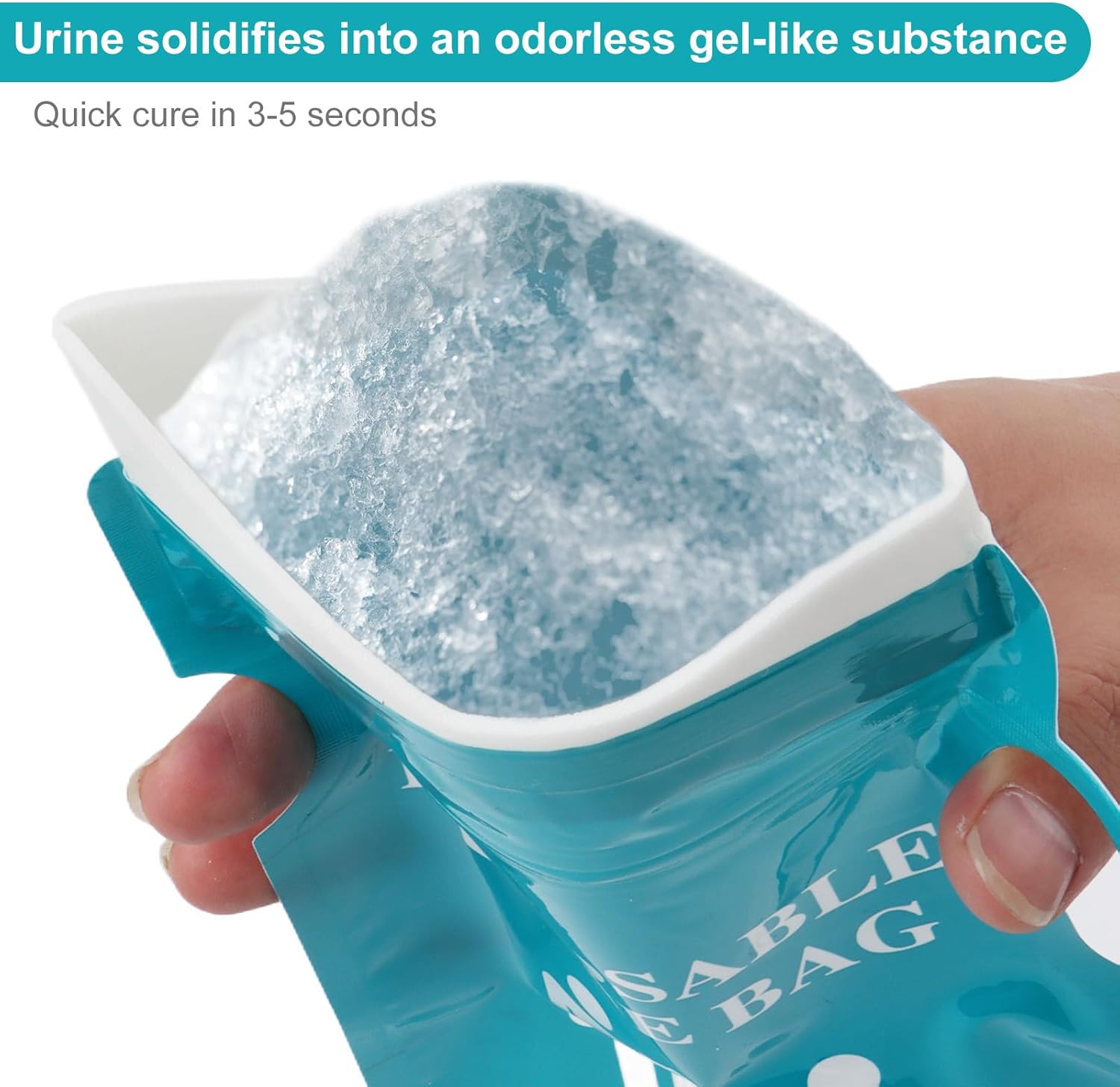 Urinella für Frauen, Wandern, Camping-Zubehör, wiederverwendbare Pipi-Hilfe für Urinal-Frauen unterwegs, Camping-Toilette, PIPI-Silikon-Trichter, Reisen, Camping, Festival-Zubehör – Bild 4