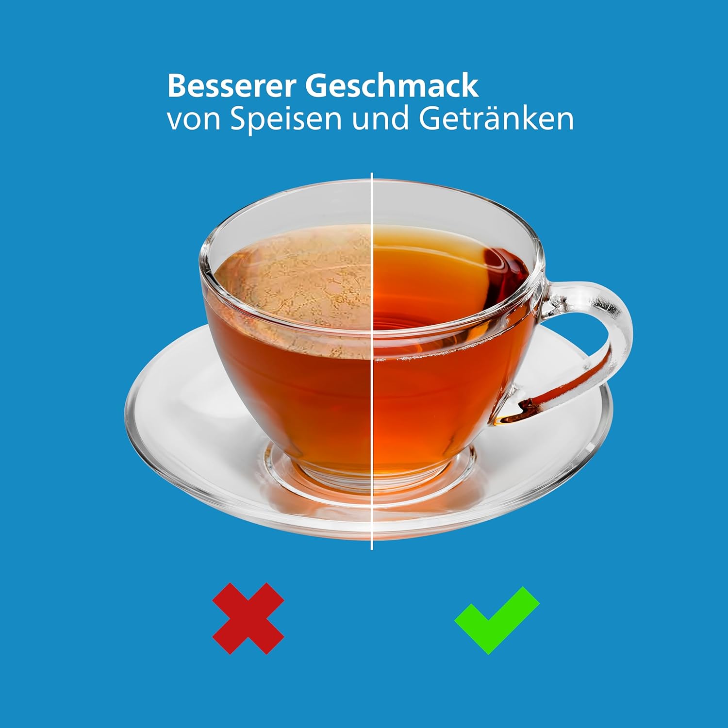 Philips Wasserfilterkanne +6 Micro X-Clean Ersatzfilterkartuschen, schneller Durchfluss, Weiß, 2,6 Liter, elektronischer Timer – Bild 5