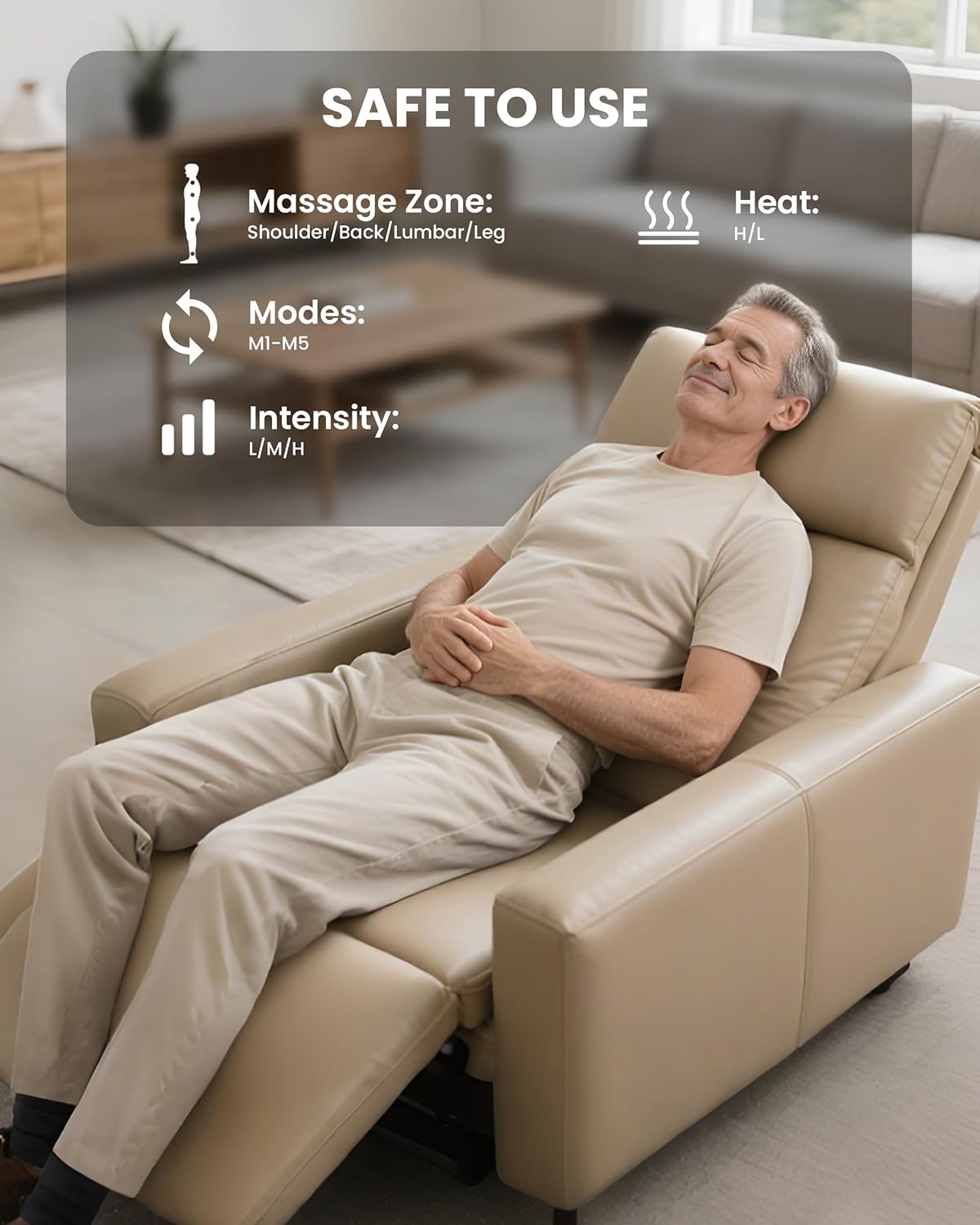 COMFIER Ganzkörper-Massagematte mit Wärme, 10-motoriges Vibrations-Massagepad mit Shiatsu-Nackenmassagegerät für Rücken, Beine und Nacken, 160 x 56 cm, Geschenk für Mama und Papa – Bild 8