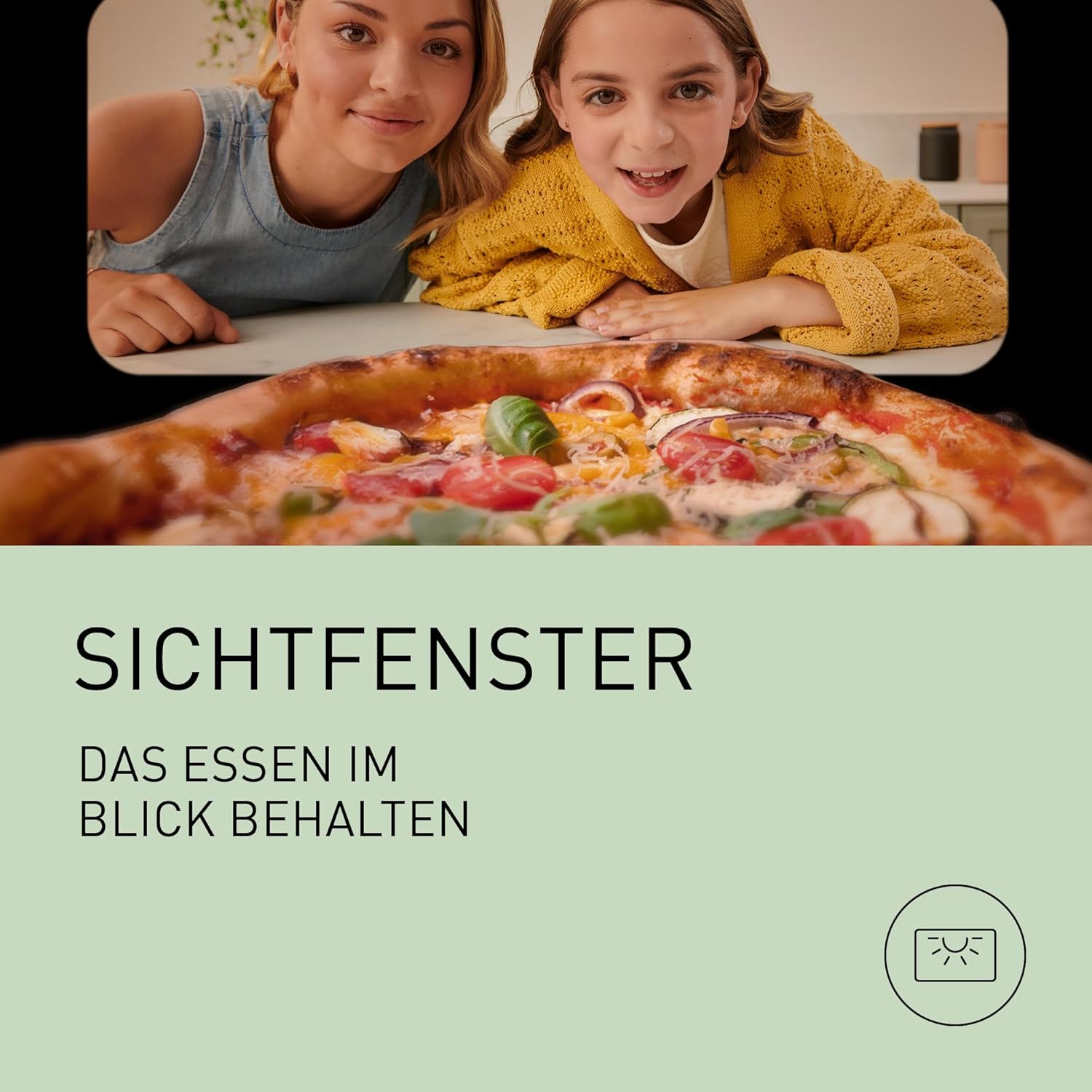 Panasonic NF-BC1000 Flex Heißluftfritteuse mit Sichtfenster, XL flexibler Garkorb, herausnehmbare Trennwand für 2 Kochzonen, 9,6 Liter, 30–230 °C, sanfter Dampf, 8 Voreinstellungen, leicht zu reinigen, Schwarz – Bild 9