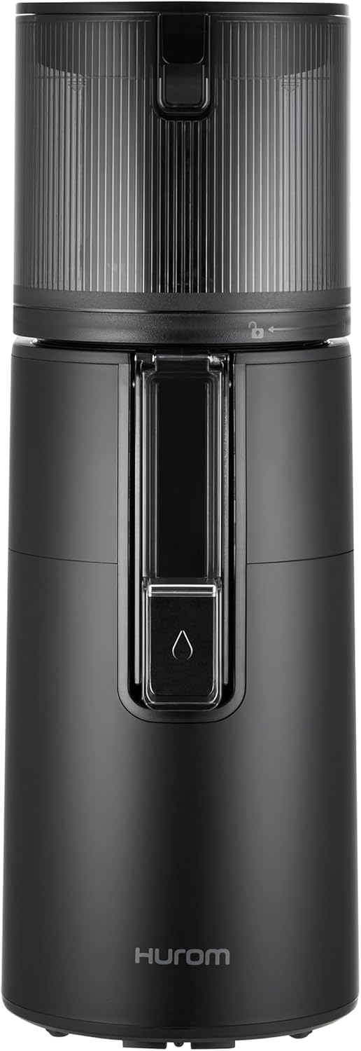 HUROM | H400 | Entsafter für Obst und Gemüse | Hurom Easy Clean H400 | Schneidschüssel | 150 Watt | BPA-frei | Grau