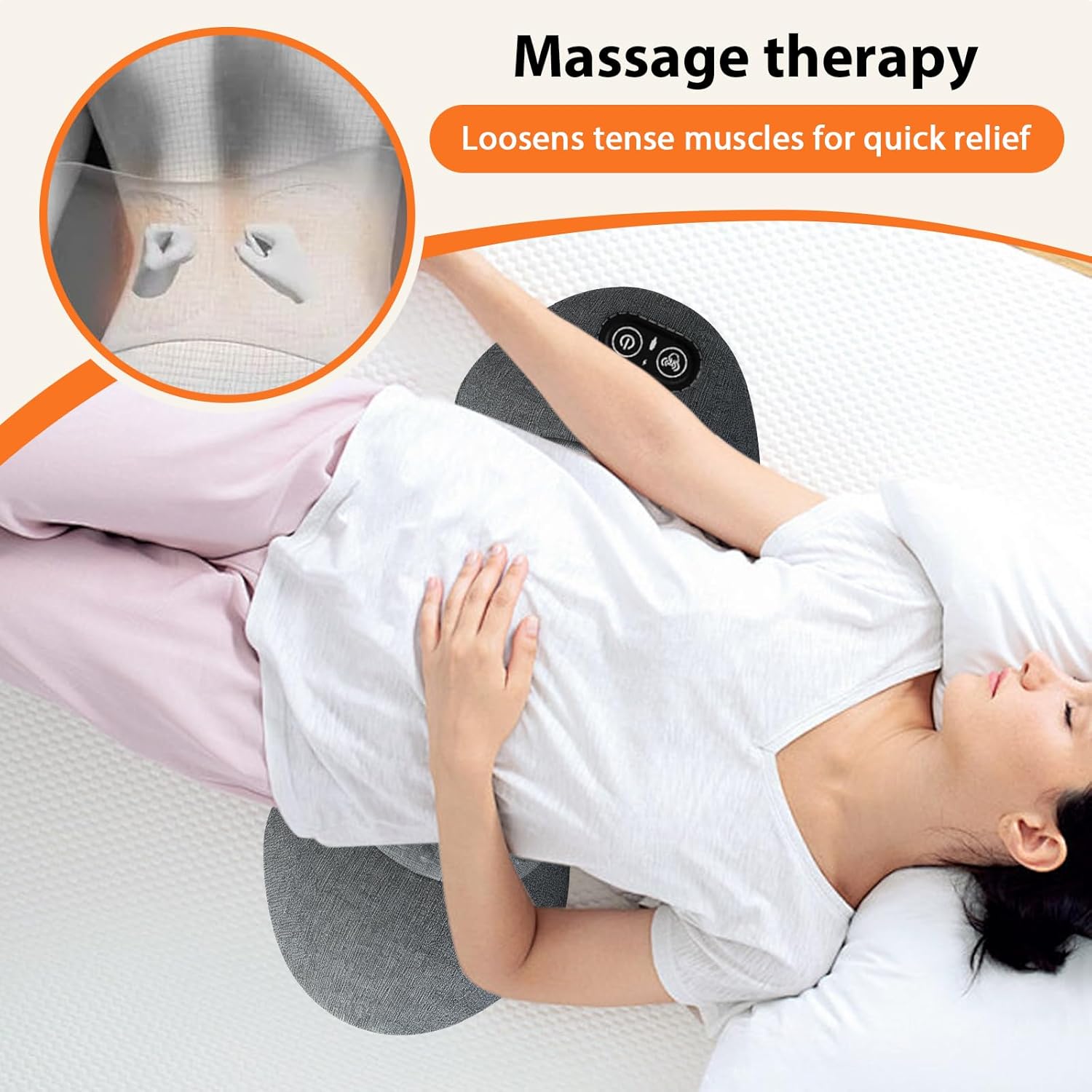 3-in-1-Rückenmassagegerät, Rückenmassage, elektrisches Lendenmassagegerät, elektrisches Lendenwirbel-Traktionsgerät, Rückenmassagegerät mit Traktion, Vibration und Wärme, intelligentes Massagegerät – Bild 4