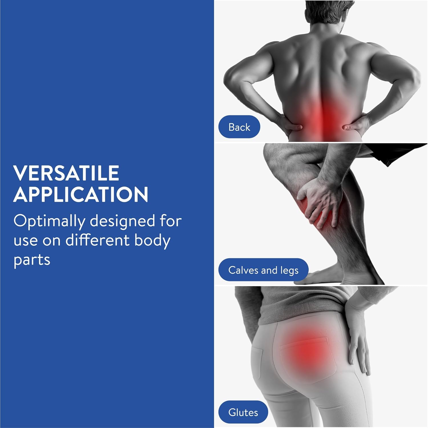 Faszienrolle mit Noppen – Faszienrolle 30 cm lang für die Rückenwirbelsäule – Yoga Massage Rückenrolle – Faszienrolle – Schwarz – Bild 4