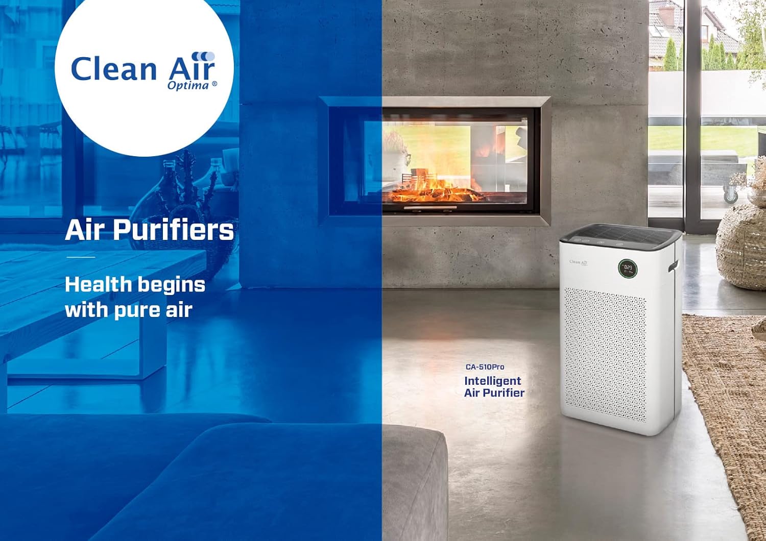 Clean Air Optima CA-510Pro Smart – Intelligenter HEPA-UV-C-Ionisator-Luftreiniger – Sehr leiser Ventilator – Bild 7