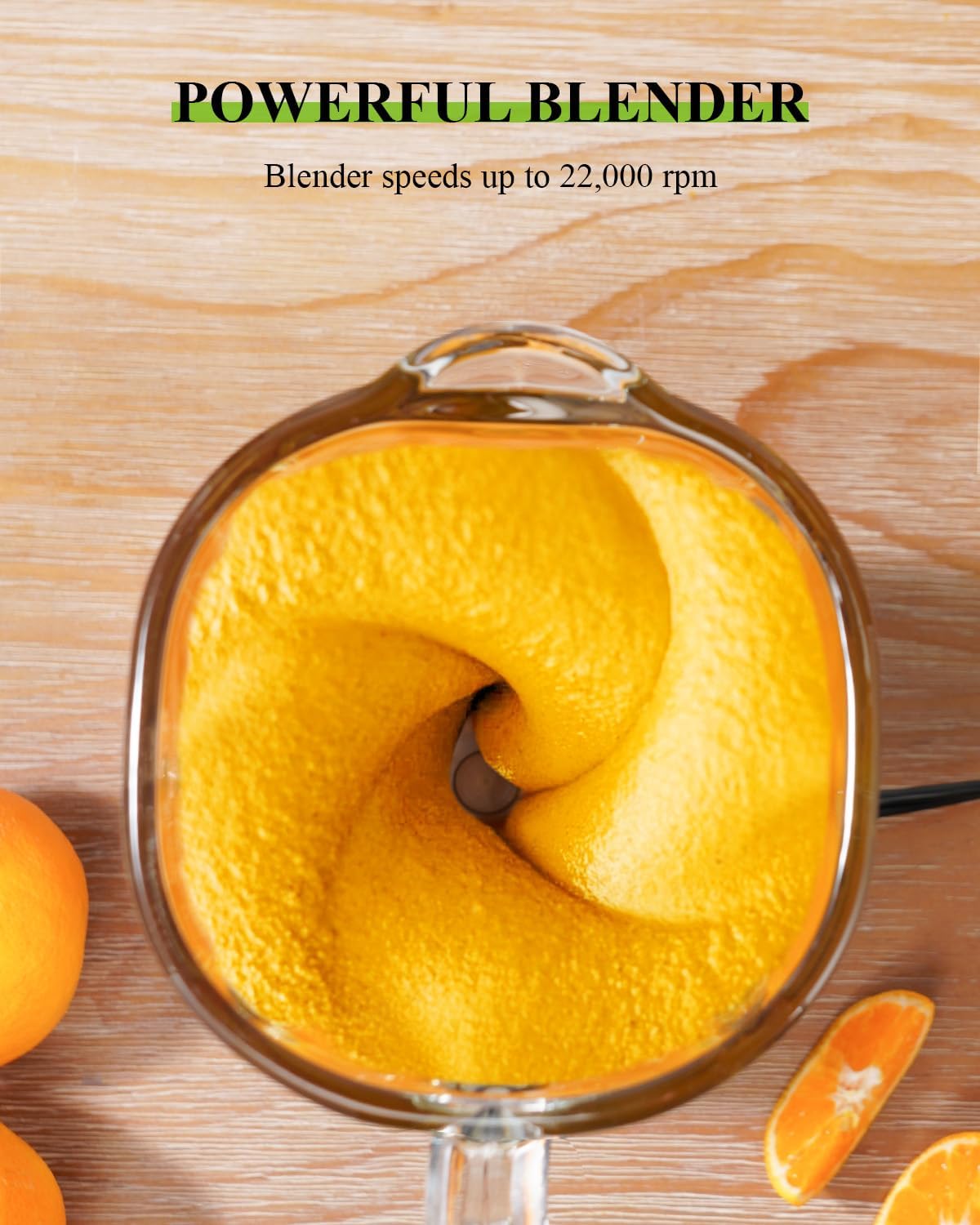 SHARDOR Standmixer, Smoothie Maker mit 6 Edelstahlklingen, 1,25 L Glasbehälter, 2 Geschwindigkeiten + Pulse, Mixer Hochleistungsmixer für Smoothies, Eis, Nüsse & Babynahrung, 700 W – Bild 6