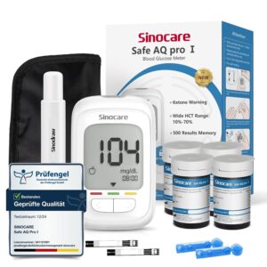 sinocare Blutzuckermessgerät-Set, ...