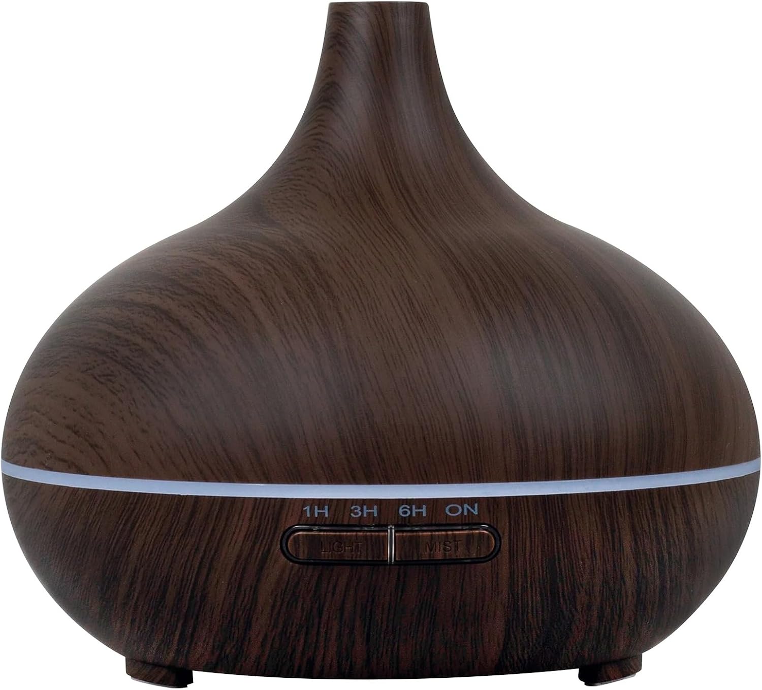 Ambiano Aroma-Diffusor 300 ml – Ultraschall-Luftbefeuchter mit 14 Farben LED-Licht & Timer, Aromatherapie, Ölbrenner für ätherische Öle (dunkel) – Bild 2