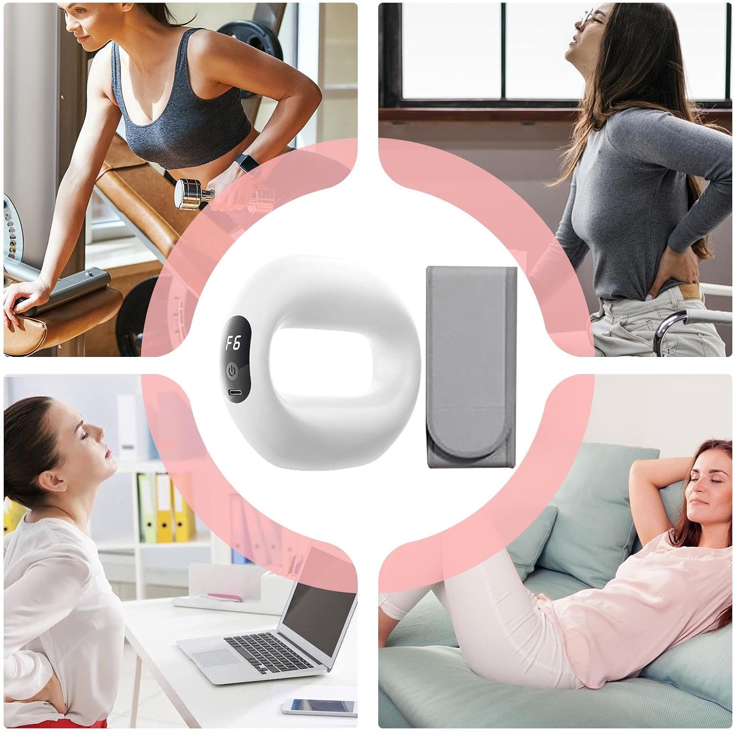 Faszienmassagegerät, elektrisches Faszienmassagegerät, leises Entspannungsgerät mit einstellbaren Modi für Dehnroutine, Yoga, Fitnessstudio, Schreibtischpause, nach dem Training, Reisen zu Hause – Bild 4