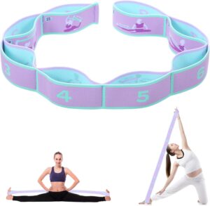 Yoga-Stretching-Band mit 8 Schlaufe...