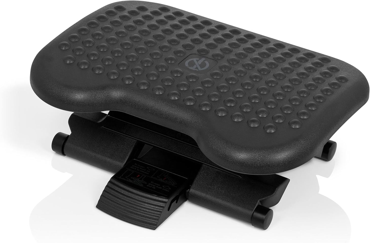 hjh OFFICE Fußstütze Piedino Dot für ergonomisches Sitzen, verstellbar, für Bürostuhl, Büromöbel, 721010 – Bild 5