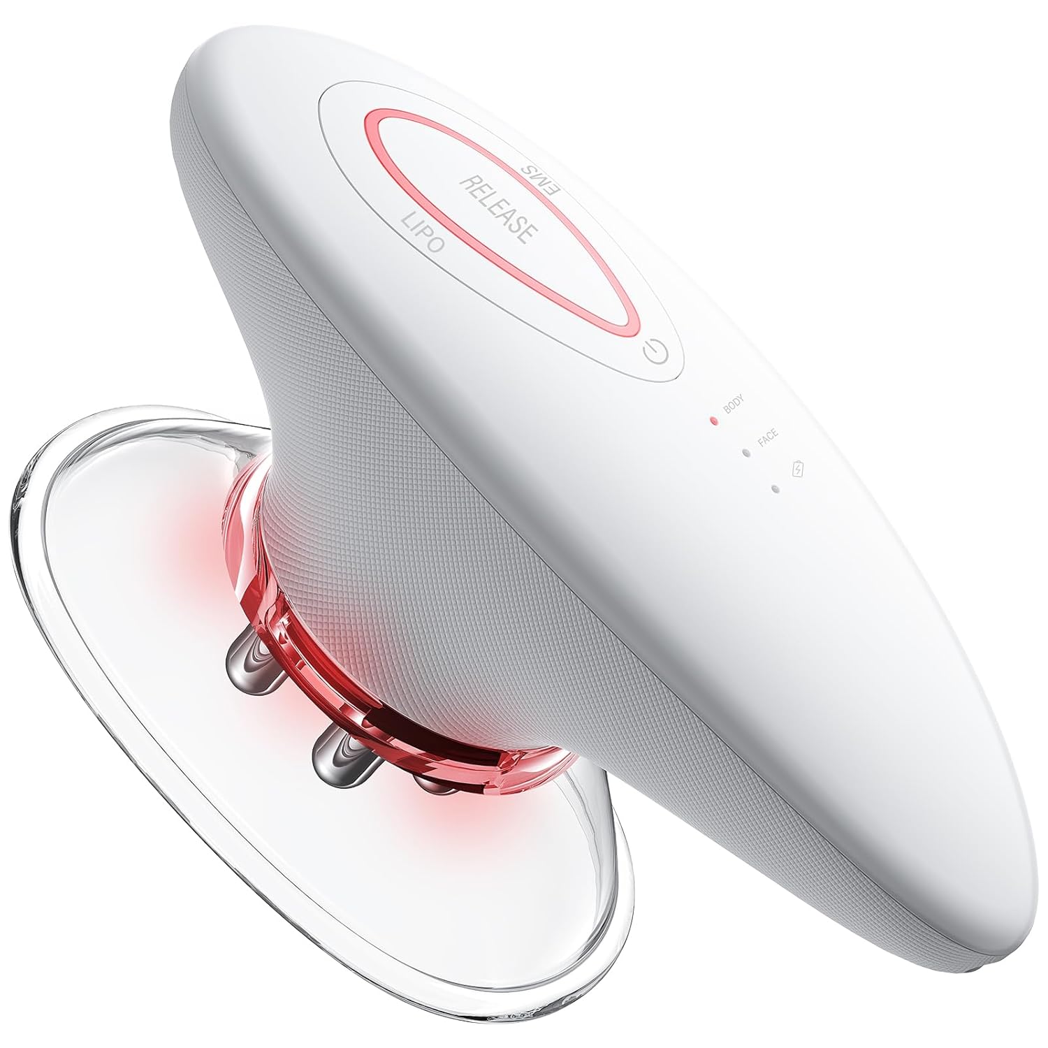 Ehomfory 3-in-1-Schröpfmassagegerät mit Lymphdrainagegerät, Cellulite-Massagegerät, Massagepistole und EMS- und Rotlichtfunktion zur Gesichtsstraffung und Körperkonturierung, tragbar
