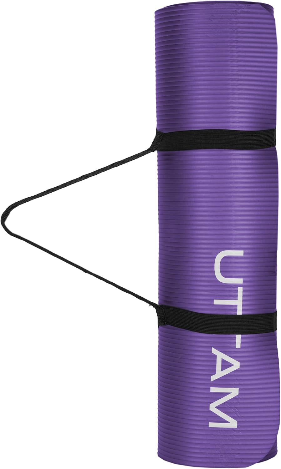 UTTAM Yogamatte | Mehrzweck-Trainingsmatten aus extra dickem Schaumstoff | Stretching, Widerstandstraining und Therapie – Pilates-, Heim- und Fitnessgeräte-Zubehör für Männer, Frauen, Kinder (183 x 60 cm) – Bild 4