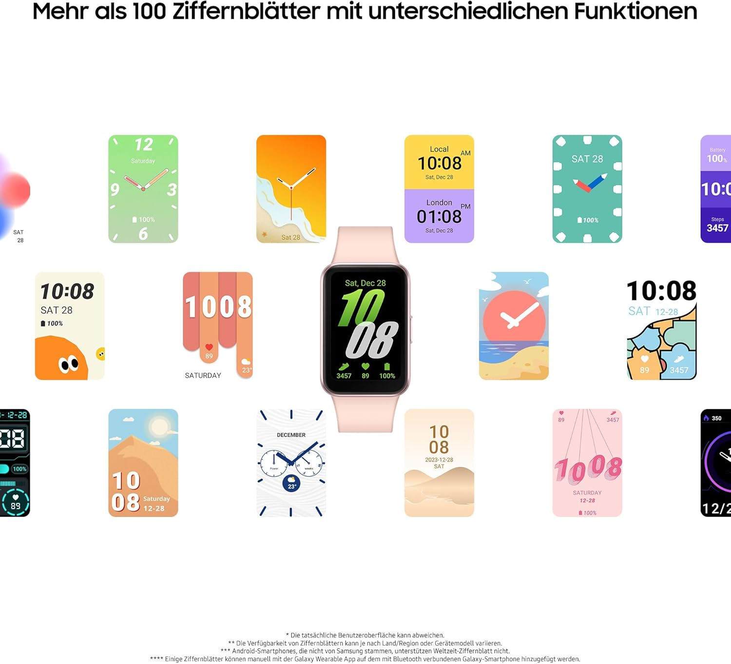Samsung Galaxy Fit3 Smartwatch, Fitness-Tracker und Aktivitäts-Tracker, Roségold + 36 Monate Garantie (exklusiv bei Amazon) – Bild 7