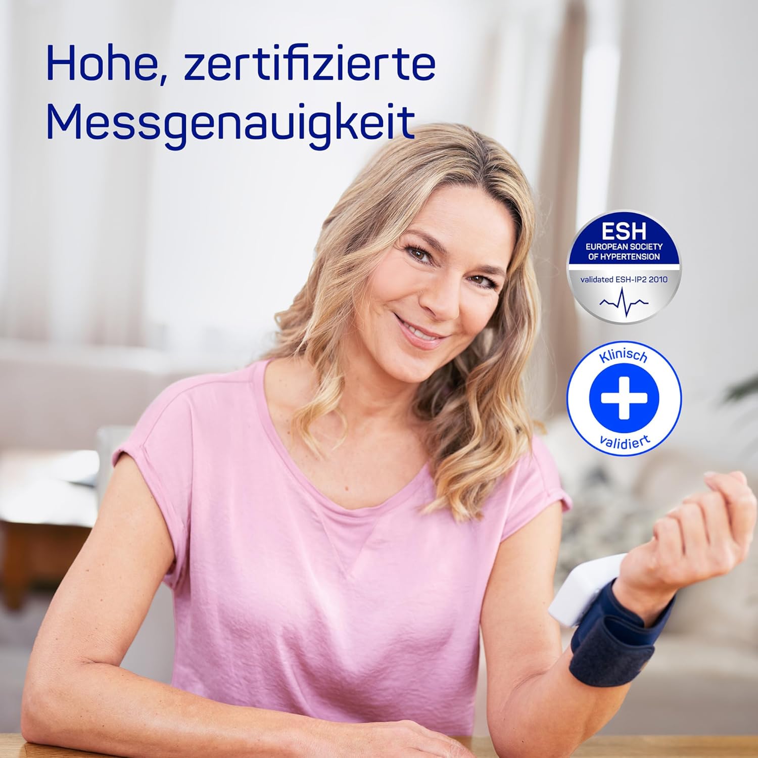 Veroval Compact Handgelenk-Blutdruckmessgerät, einfache und schnelle Messung, klinisch validiert, erkennt Herzrhythmusstörungen – Bild 3