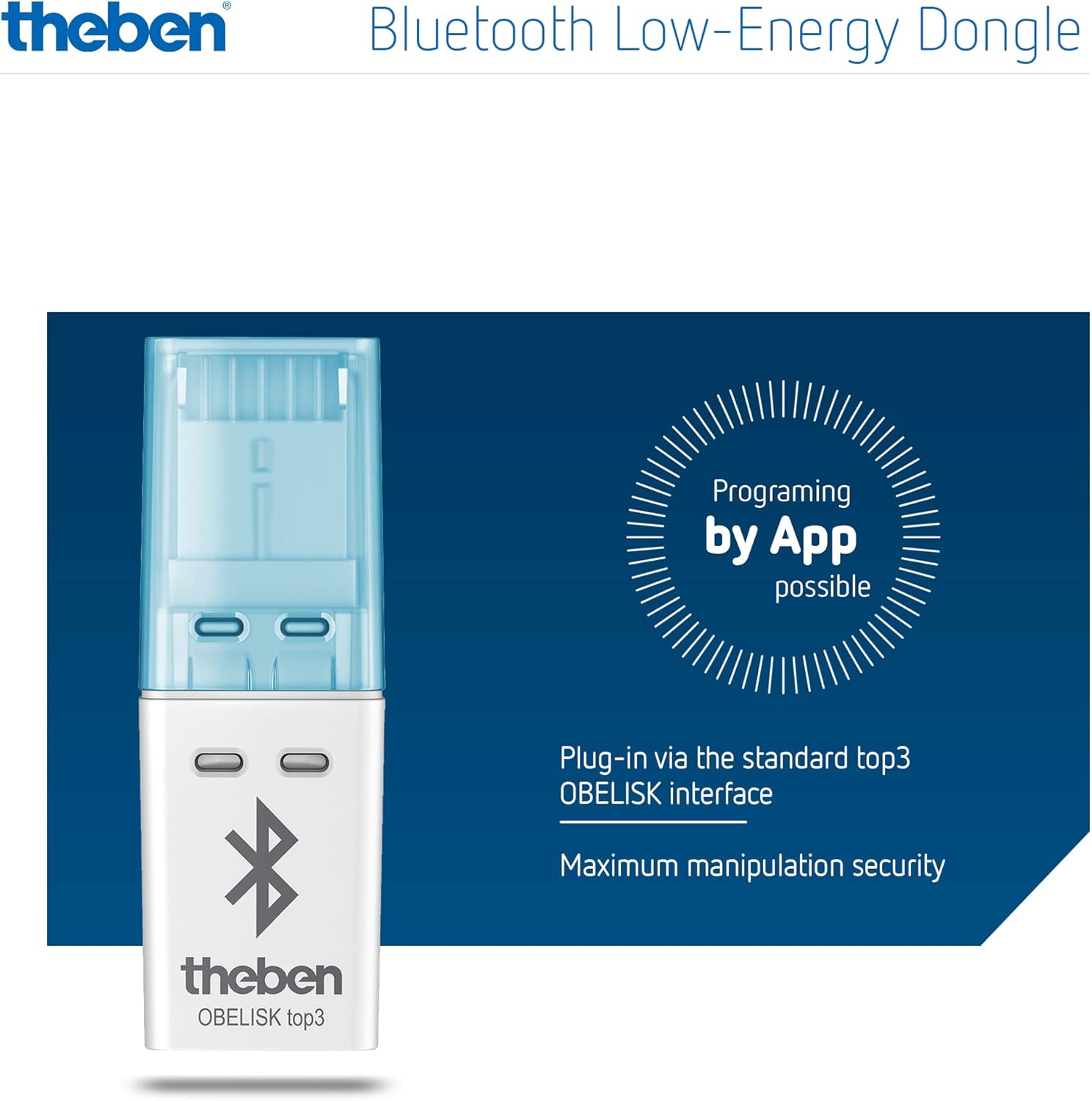 Theben TR Timer, weiß, BT OBELISK top3 – Bild 3