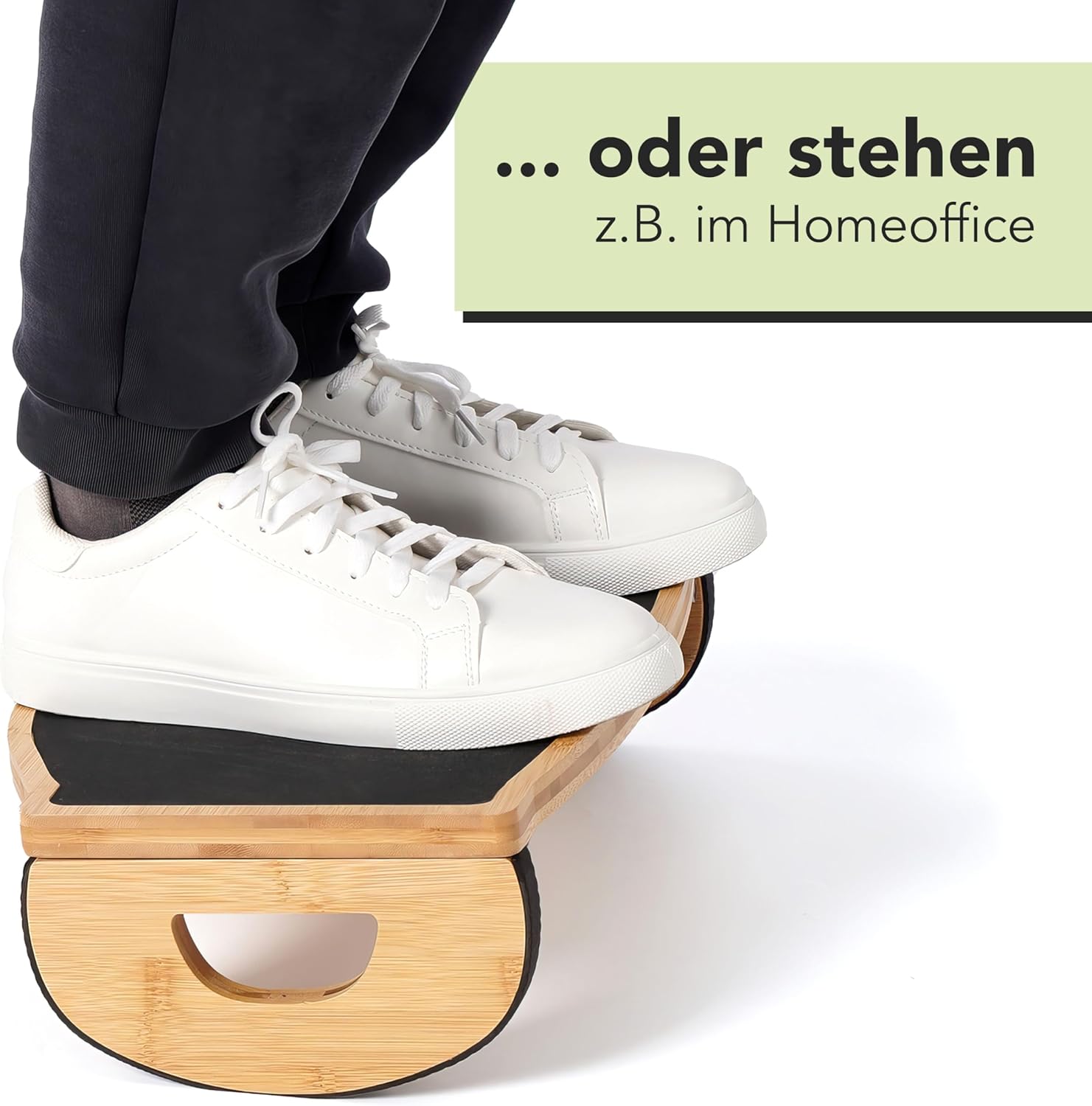 MY FAT GORILLA – Fußstützen-Schreibtisch aus Bambus – Fußstützen-Schreibtisch – klappbarer Fußhocker – Fußstützen-Büro – Fußstützen aus Holz – Fußstützen – Fußstützen – Schreibtischzubehör – Bild 4