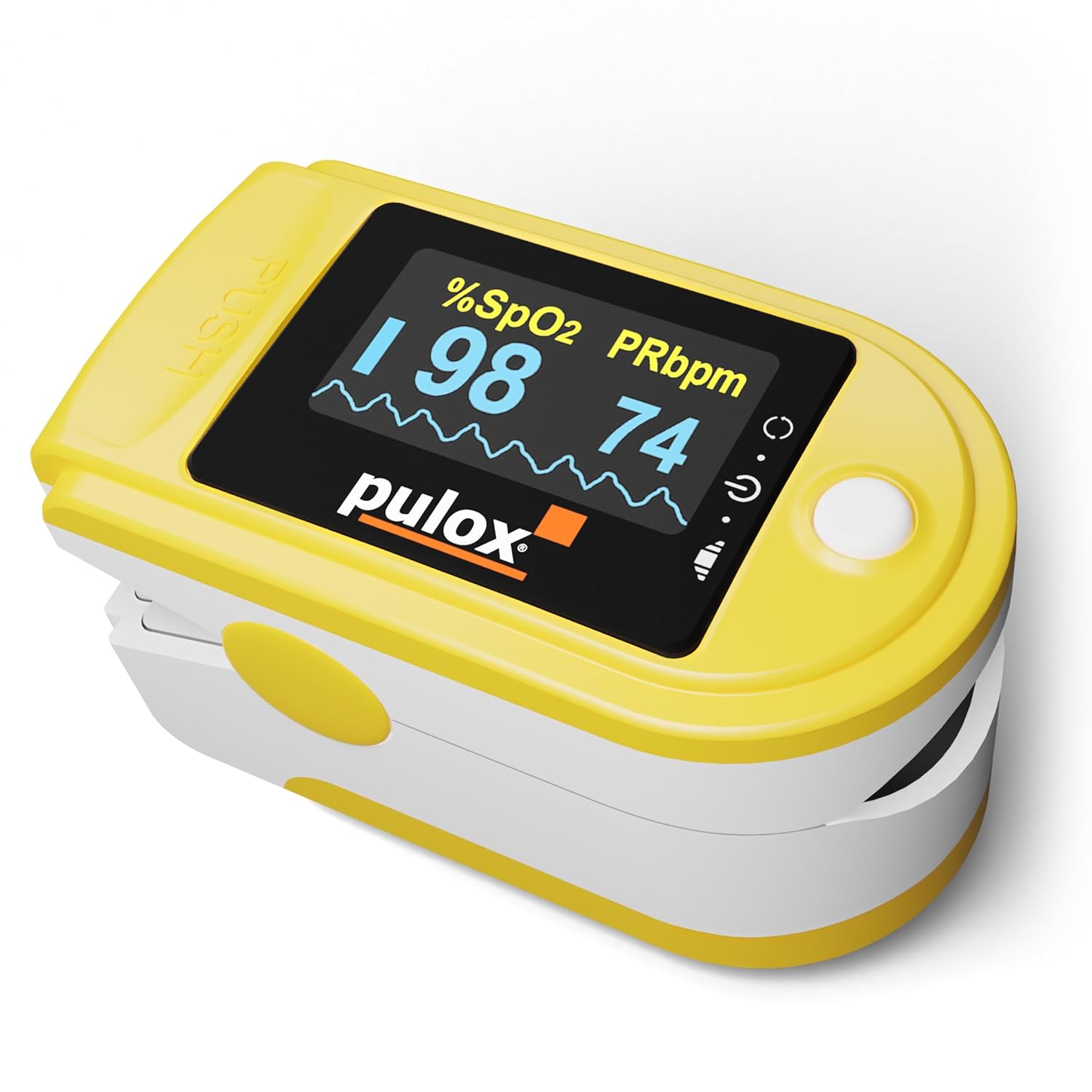 Pulsoximeter PULOX PO-200 Solo Fingerpulsoximeter zur Messung von Puls und Sauerstoffsättigung am Finger