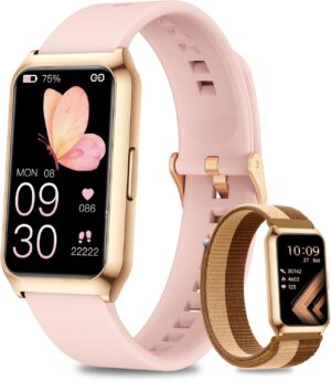 Damen-Smartwatch, 1,47-Zoll-Fitness...