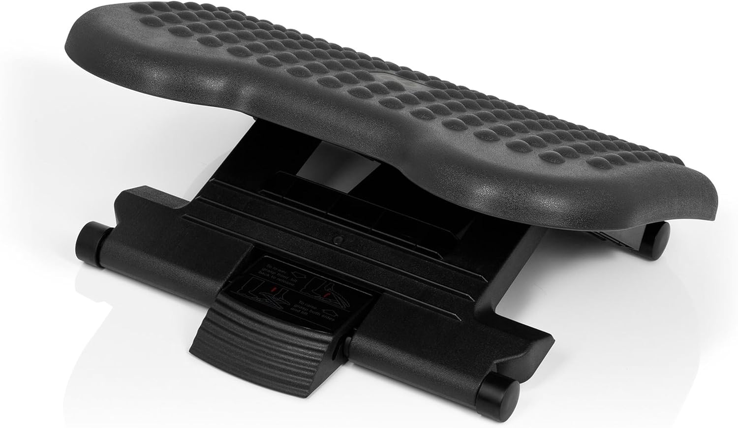 hjh OFFICE Fußstütze Piedino Dot für ergonomisches Sitzen, verstellbar, für Bürostuhl, Büromöbel, 721010 – Bild 3