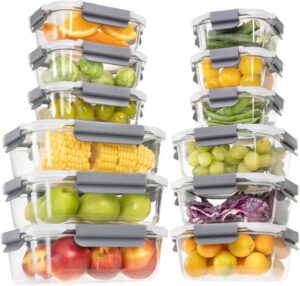 GENICOOK Set mit 24 Frischhaltedose...