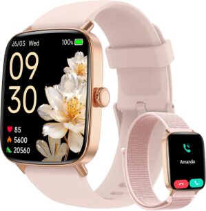 Damen Smartwatch, 1,85 Zoll Smartwa...