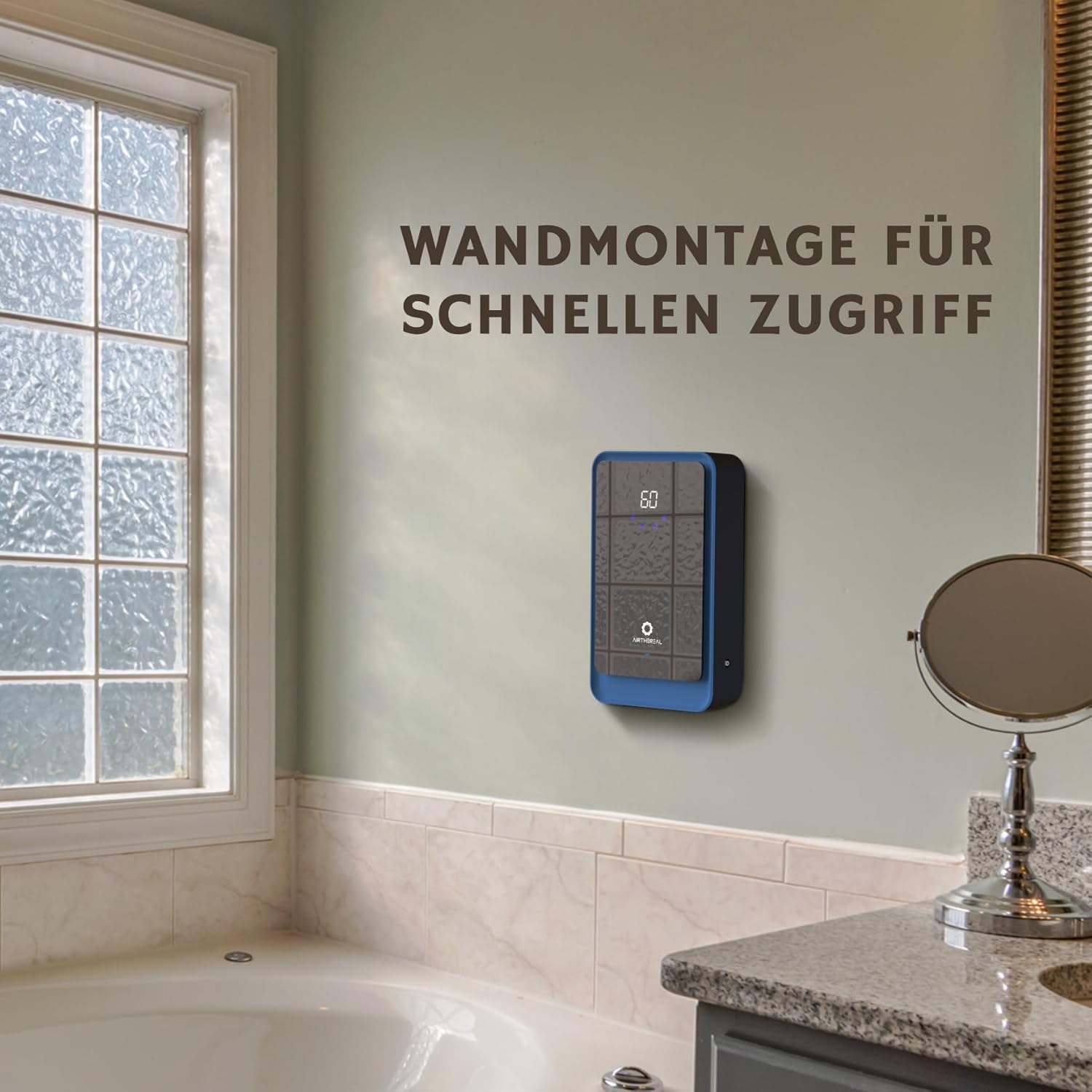 Airthereal AH1000 2-in-1-Ozongenerator und Ozongerät für Wasser und Luft mit 2 Modi, Timer und Negativ-Ionen-Generator – reinigt Wasser, Luft, Waschlappen sowie Obst und Gemüse – Bild 7