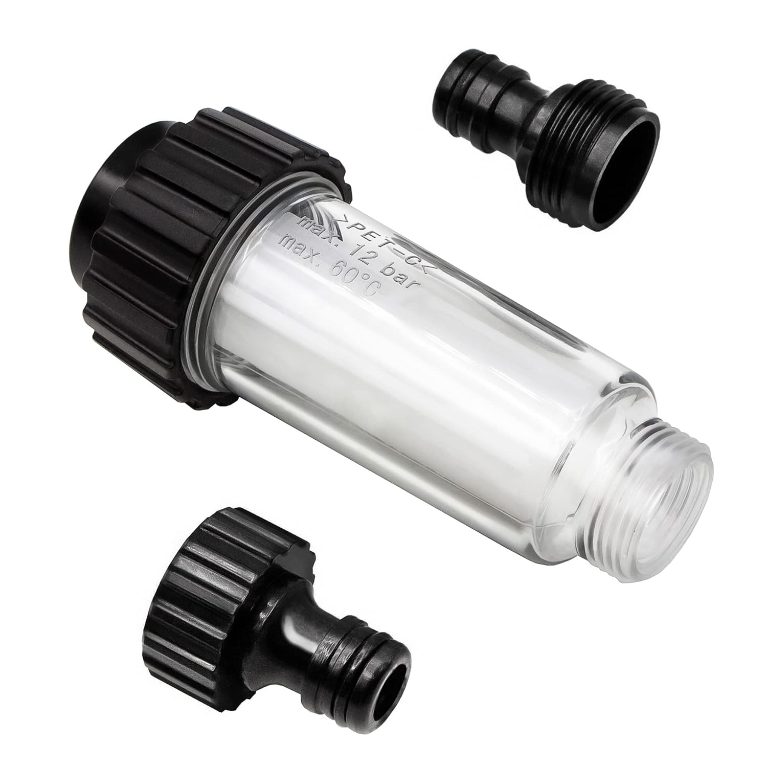 VARIOSAN Wasserfilter mit Adapter 15648, 3/4 Zoll, für Hochdruckreiniger, Pumpe oder Wohnmobil, passend für Kärcher 4.730-059.0 – Bild 3