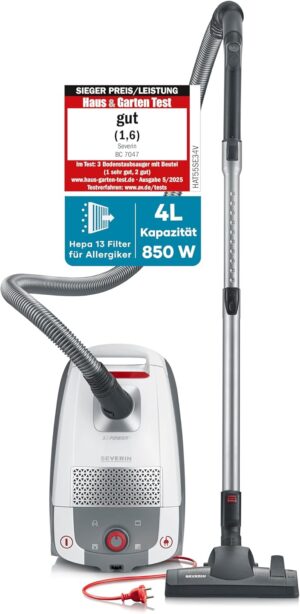 SEVERIN BC 7047 Staubsauger mit Beu...