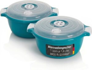 Lantelme 2er Set Mikrowellenschüss...