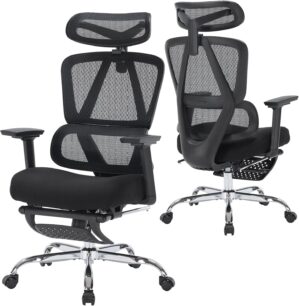 Ergonomischer Bürostuhl, Netz-Schr...