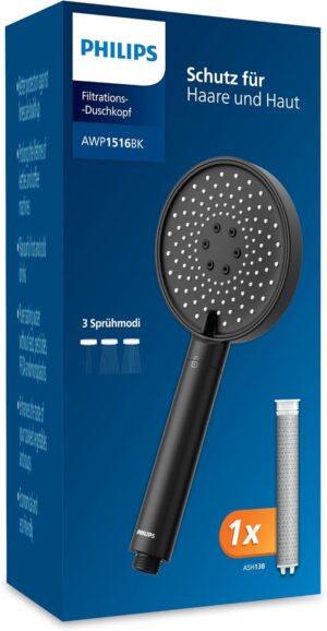 Philips Wasserduschkopf mit Filter ...