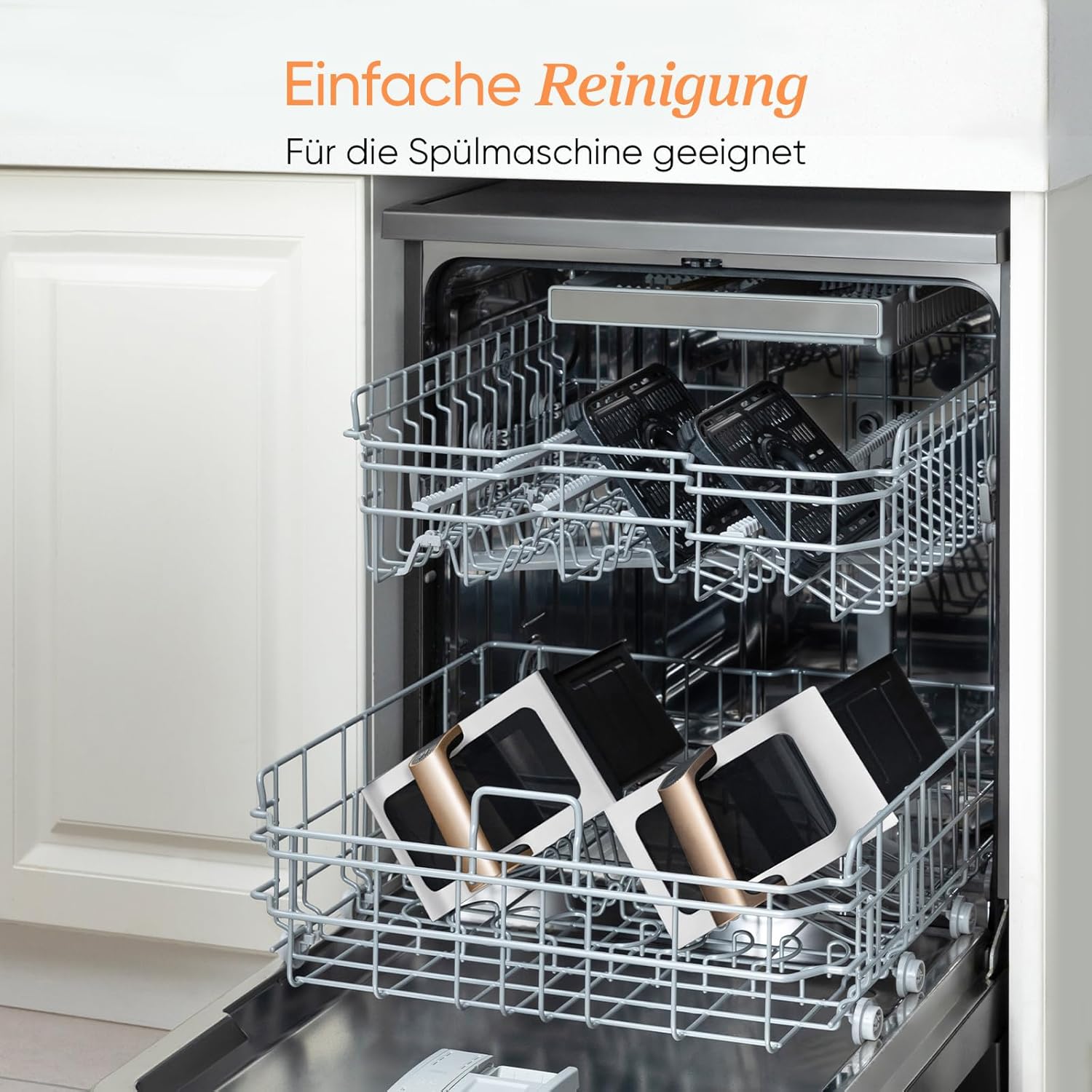 COSORI Heißluftfritteuse 2 Kammern, Testsieger der Stiftung Warentest, 8,5 L 6-in-1 Airfryer mit Sichtfenster, Schwarz/Weiß – Bild 7