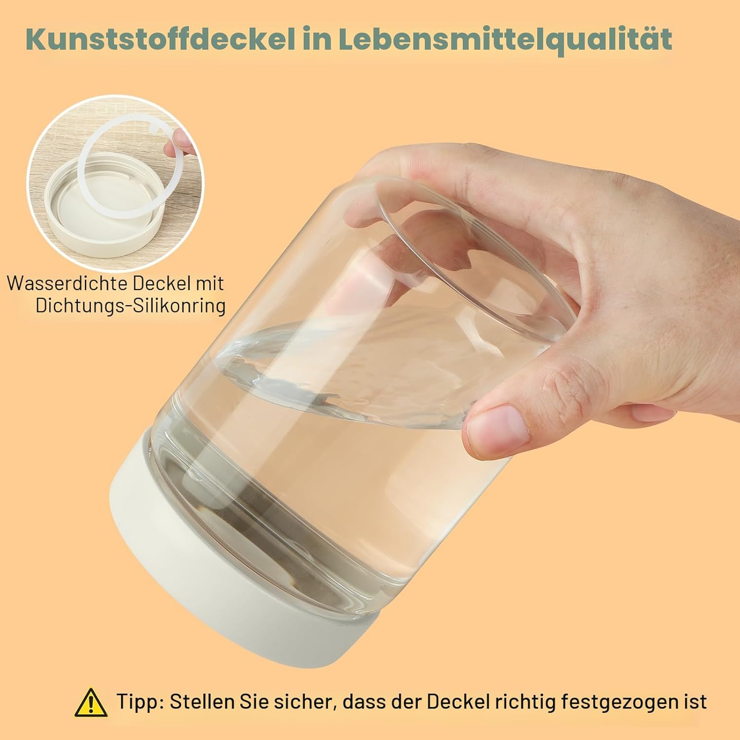 2 Stück 600-ml-Meal-Prep-Gläser, ideal für Meal-Prep und Overnight-Oats-Gläser. Praktische Meal-Prep-Boxen zum Aufbewahren, Marinieren und Vorbereiten von Mahlzeiten. Mehrzweck-Einmachglas – Bild 4