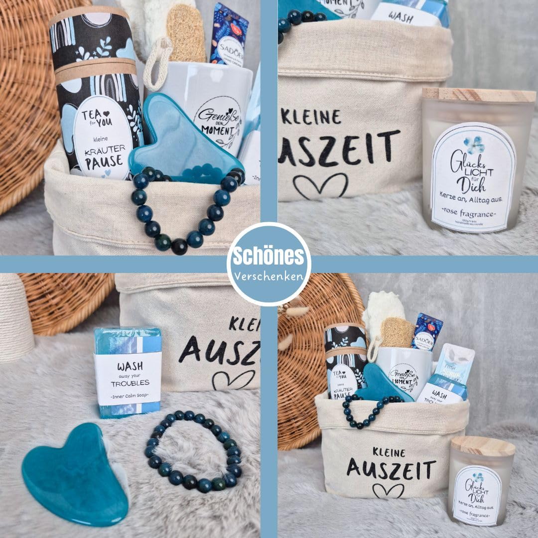 Wellness-Geschenkset für Frauen, kleine Auszeit, Wellness-Geschenkkorb, Frauengeschenk in Geschenktüte, Geschenke für Freundin, Geburtstagsgeschenk für Frauen, Entspannungsgeschenk – Bild 6