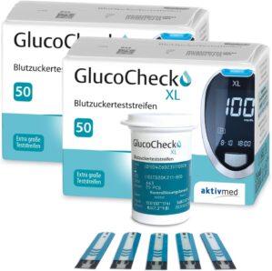 GlucoCheck XL – 100 Blutzucker-Te...