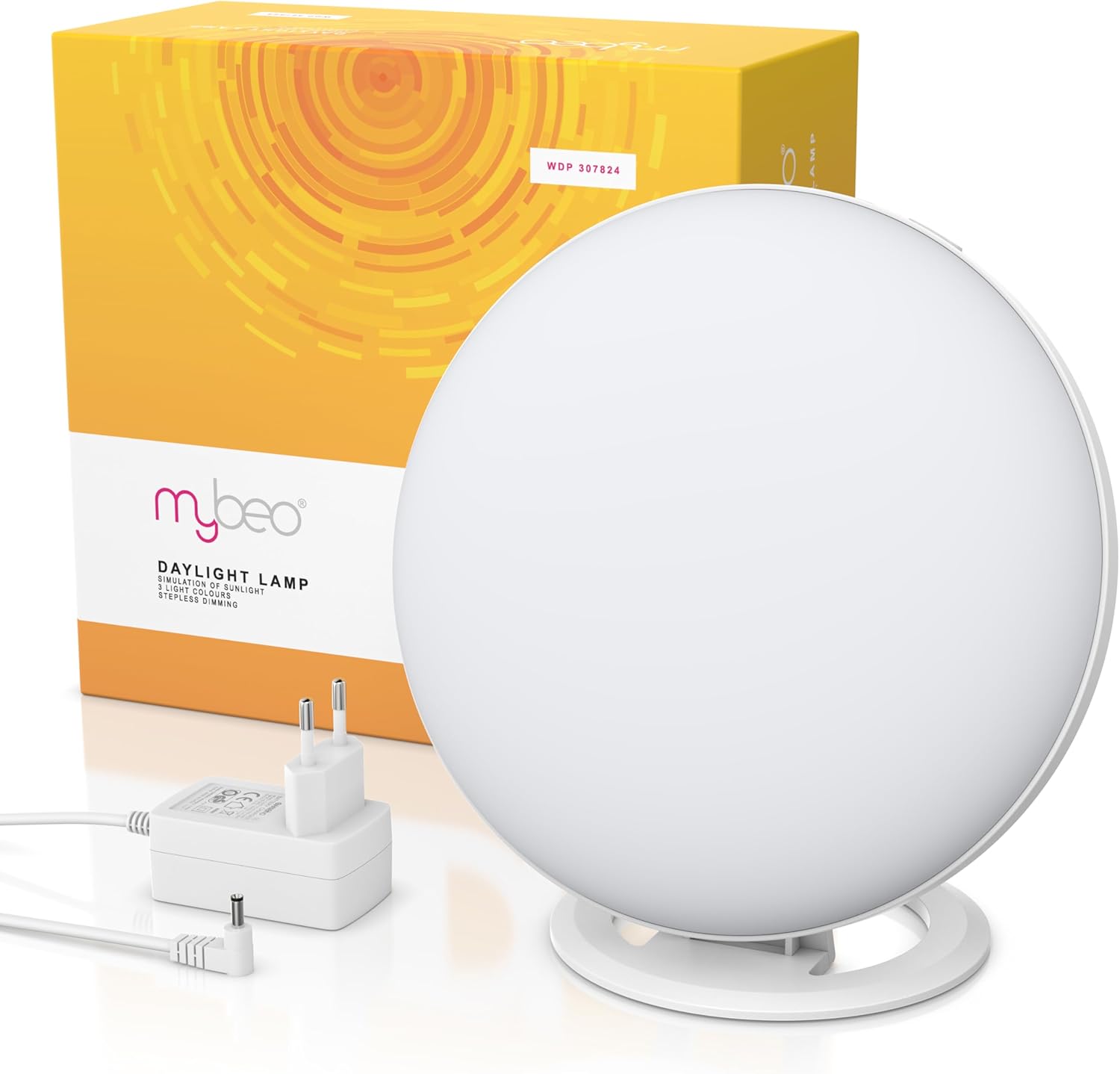 CSL – Tageslichtlampe dimmbar – Simulation von Tageslicht – LED-Lichttherapie – Tageslichtlampe – flimmer- und UV-freie LED-Technologie – 3 Lichttemperaturen – bis zu 39.000 LUX – Bild 7