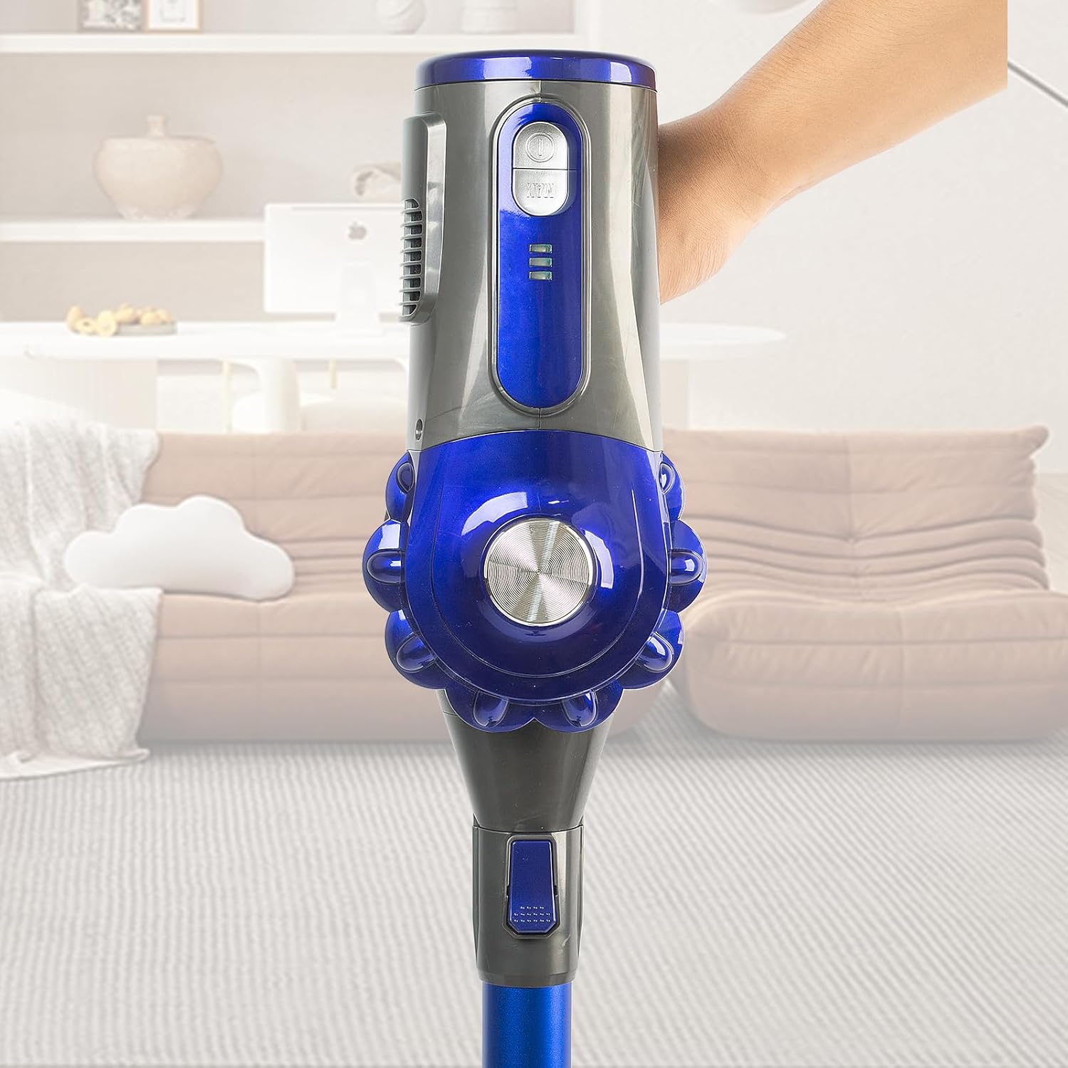 Akitas V8 3-in-1 kabelloser Hand- und vertikaler, leichter 22,2 V 150 W wiederaufladbarer Lithium-Akku für Böden, Teppiche, Tierhaare – Bild 6