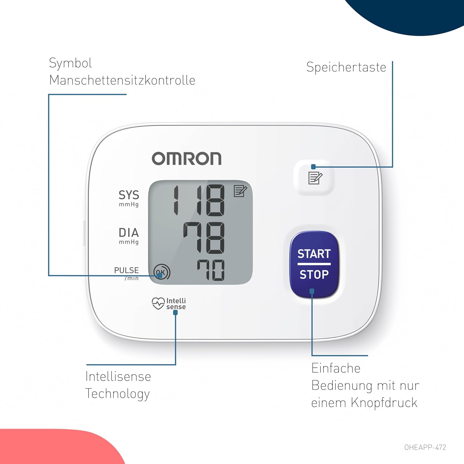 Omron Intelli IT Handgelenk-Blutdruckmessgerät – Bild 6
