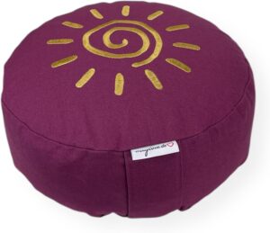 Yoga-Kissen, H 15 cm, Stickerei, Sh...