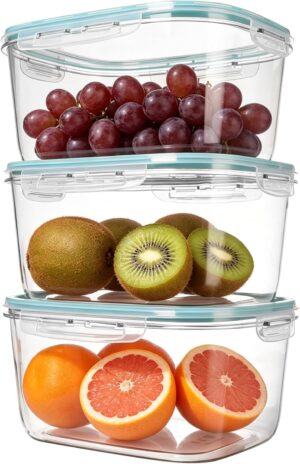 Romon Meal Prep Boxen 3er-Set, 2,15...